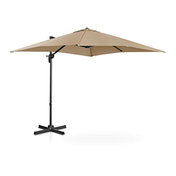 Uniprodo Sombrilla Tipo Semáforo Parasol Colgante Uni_Umbrella_2SQ250TA (Pantalla Cuadrada, 250 x 250 cm, Giratoria, Color Topo) precio