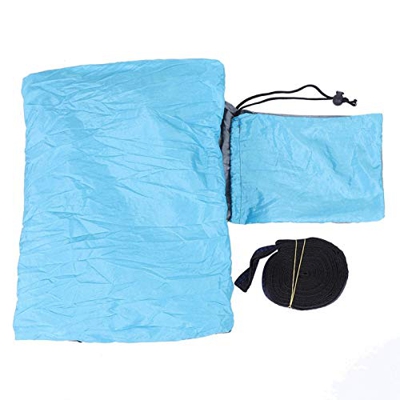 fuwinkr Hamaca, PortáTil para Acampar, Viaje, Hamaca Individual, Cama Colgante con Correa para áRbol, Hamacas Giratorias Ligeras Dobles E Individuales