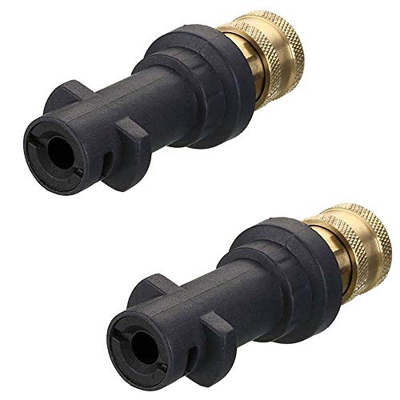 XIE Paquete de 2 adaptadores de pistola de lavado a presión | acoplador a conexión rápida de 1/4 '' – Compatible con Karcher K1, K2, K3, K4, K5, K6, K