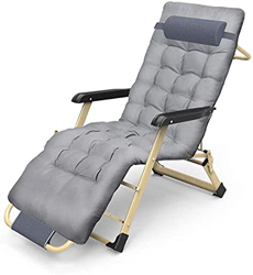 Silla de salón Pesada, Silla Plegable, sillón de jardín, Descanso de Almuerzo de Oficina, Silla de salón de Playa portátil, Silla de Gravedad Cero, Ca precio