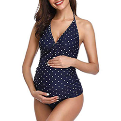 OHQ Traje De BañO para Mujeres Embarazadas Dividieron El Traje De BañO De La ImpresióN De La Onda Dos Sistemas Traje De BañO Bikinis Traje De BañO Rop en oferta