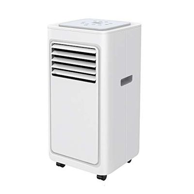 Famgizmo | 3 en 1 LED Aire Acondicionado Móvil Aire Acondicionado Frío Deshumidificador Aire Ventilador | 7000 BTU | 2 Niveles de ventilación | Tempor