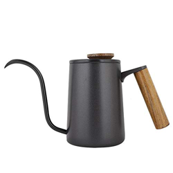 Fashion Drip Coffee Pot-Stainless Steel Handle Long Gooseneck Spout Kettle 600ml(黑色) características