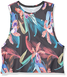 Hurley W Hybrid Biker Surf Tank Lycra, Mujer, Black/(Black), S características