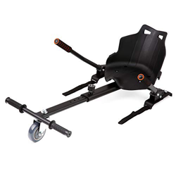 Z ZELUS Silla de Hoverboard Ajustable Asiento para Patinetes Eléctricos de 6.5 8 10 Pulgadas HoverKart Silla de Equilibrio Automático para Adultos y N características