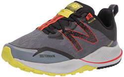 New Balance Men's Dynasoft Nitrel V4 Running Shoe, Grey/Yellow, 10.5 M US en oferta