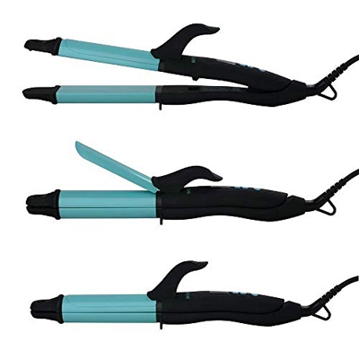 Bio Ionic 3 in One Styling Iron - Plancha y rizador profesional 2 en 1 con tecnología Nano Ionic ™ /220 V