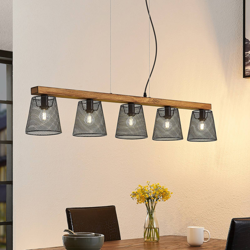 Lindby Morlin lámpara colgante 5 luces características