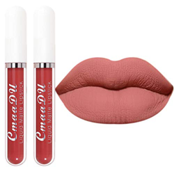 2 Barras de Labios líquidas - Brillo de Labios Mate Lápiz Labial líquido Sexy Impermeable Hidratante de Larga duración Bálsamo de Labios Profesional M en oferta