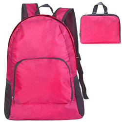 Mochila Plegable Ligera , Mochilas Compacta con Resistencia al Agua para Hombre Mujer Camping Escuela Ciclismo Deportes al Aire Libre(Rojo) características