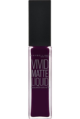Maybelline New York - Pintalabios color Sensational Vivid Matte Liquid 45 Possessed Plum