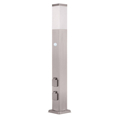 Bolardo LED 400166, 2 tomas detector de movimiento