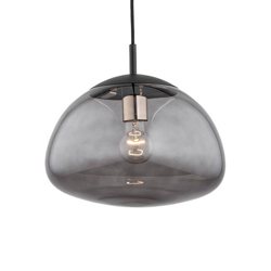 Lámpara colgante Turku 1 luz humo/negro Ø 30cm precio