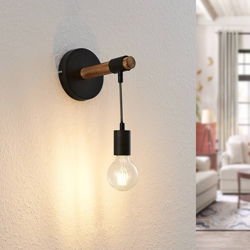 Lindby Sibillia aplique con madera y casquillo precio