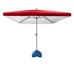 Sombrilla Rectangular Al Aire Libre, Sombrilla Comercial para Terraza De Jardín, Sombrilla Grande De Altura Ajustable De 4 Niveles, Resistente Al Sol  precio