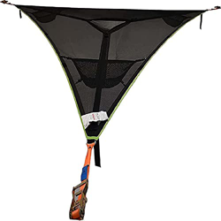 Multi-Person Hammock- 3 Point Design, Revolutionary Giant Aerial Camping Hammock,Swing Hammock Decorative Multi-Person Canvas Camping Easy Use Hanging en oferta