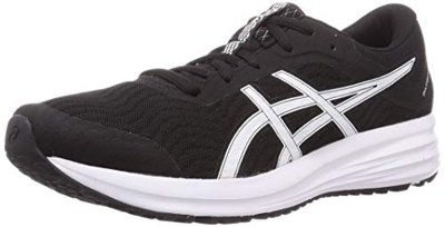 Asics Patriot 12, Sneaker Mujer, Black/White, 40.5 EU