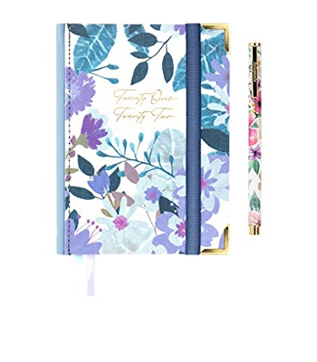 Takenote Agendas - Anna - Agenda Pocket Académica 2021- 2022- Semana Vista- 224 páginas- Tamaño A6 - 13 x 17 cm- Encuadernación Suisse- Incluye Bolígr