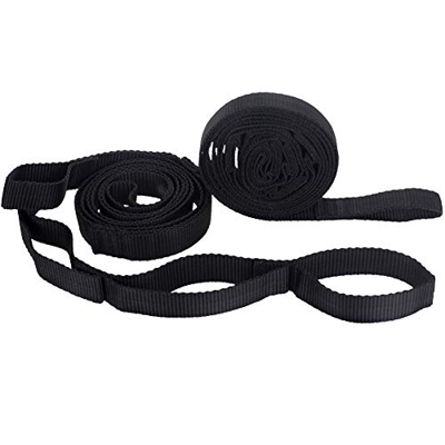 Hamaca con correa, 2 unidades de hamaca ajustable, árbol de 200 cm, para acampada al aire libre, senderismo