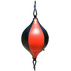 Pera Boxeo Cuero, Cuero Peras Boxeo Velocidad Rápida Speed​Bag Saco Boxeo Colgante Con Inflador Conjunto Entrenamiento Entrenamiento Físico Muay Thai  en oferta