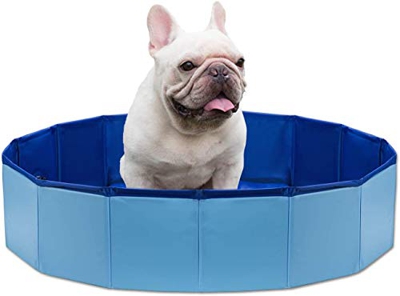 DY_Jin Piscina Plegable para Mascotas, bañera Plegable portátil para Perros, Piscina de Agua Redonda de PVC a Prueba de Fugas, Estanque de Lavado para