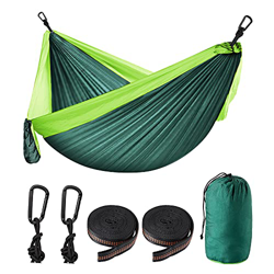 Yumcute Hamacas Colgantes,Hamaca de Jardín Transpirable y Cómoda para Camping,Capacidad de Carga de hasta 300 kg de Hamaca al Aire Libre,con Bolsa de  precio