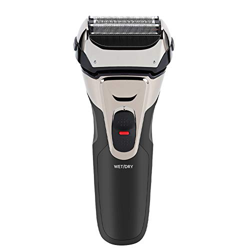 Afeitadora eléctrica para hombres, maquinilla de afeitar eléctrica recargable y recortadora de barba lavable sin cable para hombres en seco y húmedo ( precio