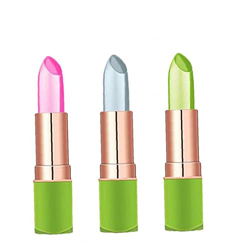 Lápiz Labial Aloe Vera Hidratante Magia Temperatura de Color Brillo Labial Set 3 Piezas características