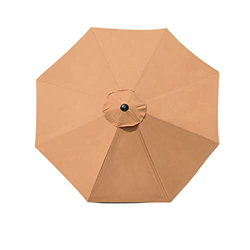 BDSJBJ Parasol de repuesto para sombrilla de patio, 3 m, paraguas de repuesto, para exteriores, patio, piscina, sombrilla voladiza (verde) características