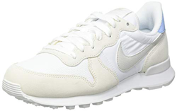 Nike Wmns Internationalist, Zapatillas para Correr Mujer, White Lt Bone Pale Ivory Summit White Baroque Brown Psychic Blue, 38 EU en oferta