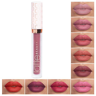 Latte Beauty Ultimatte Lápiz Labial Líquido Mate - 9 Tonalidades - Maquillaje de Labios Resistente al Agua de Larga Duración - Labial Mate Hidratante 