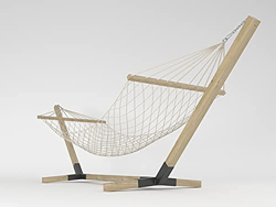 Soporte para hamaca de madera de haya, capacidad de carga máxima: 150 kg, 310 cm en oferta