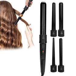 yuytee Rizador Pelo Planchas, Rizadoras 5 en 1 Profesional Temperatura Ajustable Tenacillas Pelo Tenacillas De Pelo Profesional 150-210℃ con Barras Re características
