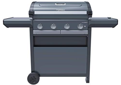 Campingaz Barbacoa Gas 4 Series Select S, BBQ de Gas, 4 quemadores de acero inoxidable, 1 hornillo lateral, tapa con termómetro, InstaClean Aqua, Culi características