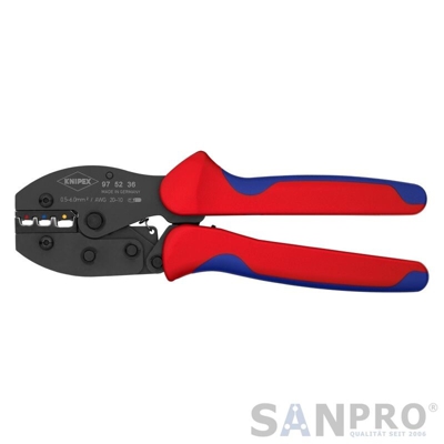 KNIPEX Tenazas Preciforce Para Aislado Terminales de Cable + Conector 0,5-6 MM ²