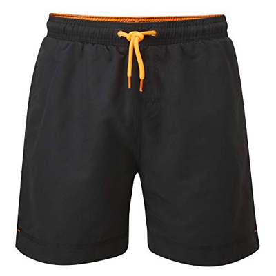 Charles Wilson Bañador Pantalón Corto Playa Baño para Hombre (XL, Black (0520))