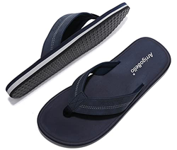 ARRIGO BELLO Chanclas Hombre Flip Flops Verano Playa Piscina Sandalias Al Aire Libre Vacaciones Ducha Gimnasio Cómodo Zapatos Talla 40-46 (A Azul, Num características