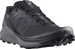 SALOMON Sense Ride 4, Zapatillas de Senderismo Hombre, Black/Quiet Shade/Ebony, 44 2/3 EU en oferta