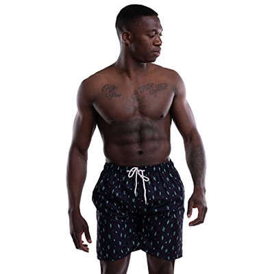 Mermaid Bañador Hombre Shorts, Traje de Baño, Bañador Short Playa para Natación, Piscina, Playa Secado Rápido, Tallas XXL