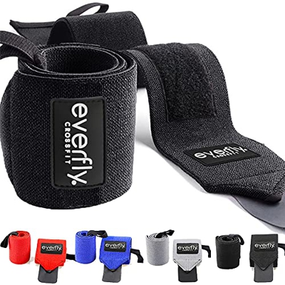 EVERFLY Muñequeras Crossfit Gym Ajustables 2 uds - Deportiva Musculación Gimnasio Calistenia - Hombres y Mujeres - Halterofilia Flexiones Fitness - Le