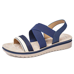 gracosy Sandalias Mujer Verano Sandalias de Playa Punta Abierta Cuña Sandalias Flat Casual Caminar Sandalias Antideslizante Zapatos Tobillo Correa Sli características