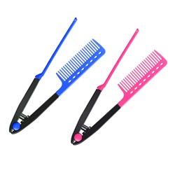XLKJ 2 Pcs Plancha para Pelo, Peine Alisador, Peine de Pelo en Forma de V, Peines para el Cabello de Salón en oferta