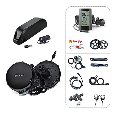 BAFANG BBS02B 48V 750W motor de transmisión media con batería de 13AH Kit de conversión de bicicleta eléctrica (C965 pantalla LCD, rueda de cadena: 44