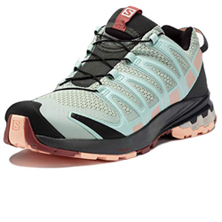 Salomon XA Pro 3D V8 W, Zapatillas de Trail Running y Senderismo Mujer, Gris (Aqua Gray/Urban Chic/Tropical Peach), 44 EU en oferta