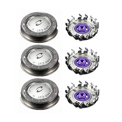Jcevium Cuchilla de repuesto para HQ3 HQ4 HQ55 HQ56 HQ6900 HQ6868 HQ5812 HQ6874 Rasier para hombre