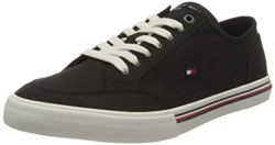 Tommy Hilfiger Core Corporate Textile Sneaker, Zapatillas Hombre, Negro (Black), 42 EU precio