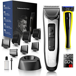 Máquina Cortar Pelo,Axceed 10 en 1 Recortadora de Barba y Cortapelos Hombre Profesional, Cortador Pelo Electrico con 7 peines de guía y 4 niveles ajus precio
