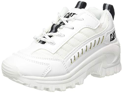 Cat Footwear Intruder, Zapatillas Unisex niños, White, 34 EU