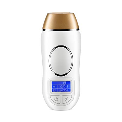 Depiladora Luz Pulsada LED IPL 400,000 Flashes Rejuvenecimiento Piel 2 En 1 Permanente Depilación Sin dolor para Cuerpo Brazos Piernas Axila Bikini Fa