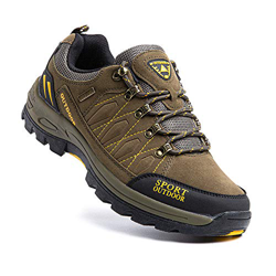 Zapatillas Trekking Hombre Antideslizantes Zapatos de Senderismo Transpirable Botas Montaña Bajas al Aire Libre 1 Verde Talla 43 EU características